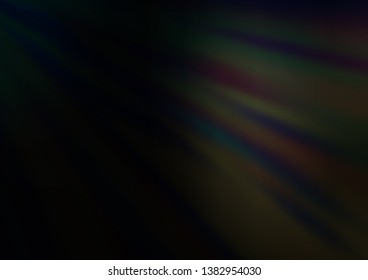 Dark Black vector abstract blurred background. Modern geometrical abstract illustration with gradient. Brand new style for your business design.