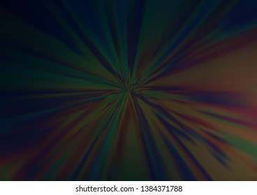 Dark Black vector abstract blurred pattern. Modern geometrical abstract illustration with gradient. A completely new template for your design.