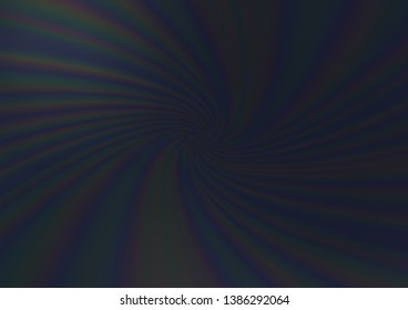 Dark Black vector abstract blurred pattern. Colorful illustration in abstract style with gradient. A new texture for your design.