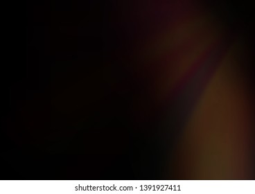 Dark Black vector abstract blurred background. Colorful abstract illustration with gradient. A completely new template for your design.