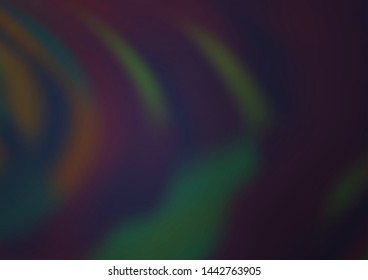 Dark Black vector abstract blurred pattern. Colorful illustration in abstract style with gradient. Brand new style for your business design.