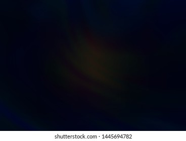 Dark Black vector abstract blurred template. Colorful illustration in abstract style with gradient. The elegant pattern for brand book.