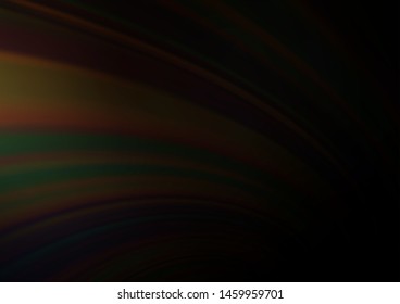 Dark Black vector abstract blurred pattern. A vague abstract illustration with gradient. Brand new design for your business.
