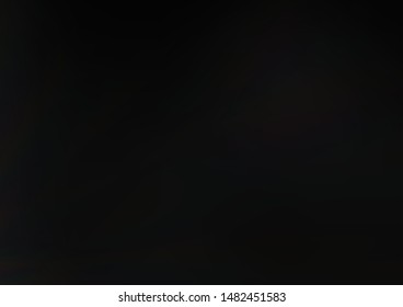 Dark Black vector abstract blurred template. Shining colorful illustration in a Brand new style. Brand new design for your business.