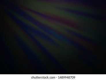Dark Black vector abstract blurred pattern. Creative illustration in halftone style with gradient. The blurred design can be used for your web site.