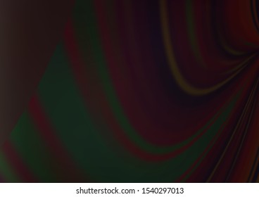 Dark Black vector abstract blurred pattern. Colorful illustration in abstract style with gradient. Brand new style for your business design.
