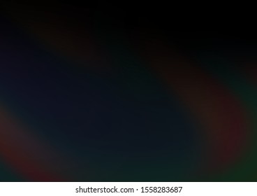 Dark Black vector abstract blurred pattern. Shining colorful illustration in a Brand new style. The blurred design can be used for your web site.