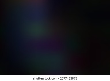 Dark Black vector abstract blurred background. Colorful illustration in blurry style with gradient. Design for your web site.