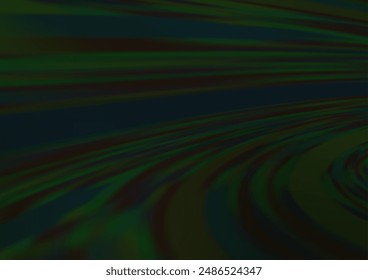 Dark Black vector abstract blurred pattern. Colorful abstract illustration with gradient. A completely new template for your design.