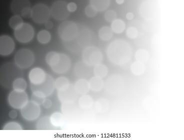 Dark Black vector abstract bokeh pattern. Colorful illustration in blurry style with gradient. The blurred design can be used for your web site.
