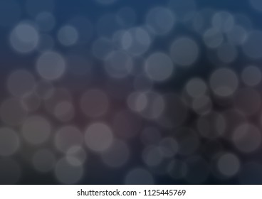 Dark Black vector abstract bokeh template. A vague abstract illustration with gradient. The template for backgrounds of cell phones.