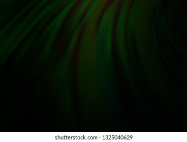 Dark Black vector abstract bokeh pattern. Colorful illustration in blurry style with gradient. The template can be used for your brand book.