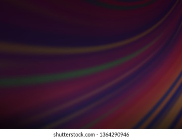 Dark Black vector abstract bokeh pattern. Colorful abstract illustration with gradient. The template for backgrounds of cell phones.