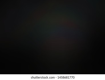 Dark Black vector abstract bokeh pattern. Colorful abstract illustration with gradient. Brand new style for your business design.