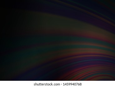 Dark Black vector abstract bokeh pattern. Colorful illustration in abstract style with gradient. The template for backgrounds of cell phones.