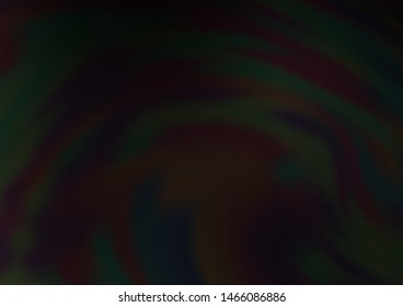 Dark Black vector abstract bokeh pattern. An elegant bright illustration with gradient. The template can be used for your brand book.