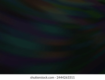 Dark Black vector abstract bokeh pattern. Modern geometrical abstract illustration with gradient. The template for backgrounds of cell phones.