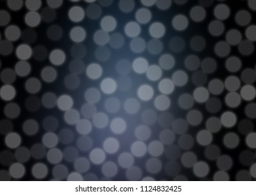Dark Black vector abstract bright background. A vague abstract illustration with gradient. The template can be used for your brand book.