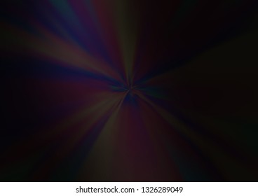 Dark Black vector abstract bright template. Colorful abstract illustration with gradient. The elegant pattern for brand book.