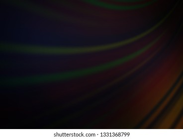 Dark Black vector abstract bright template. Modern geometrical abstract illustration with gradient. The template can be used for your brand book.