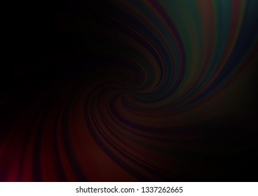 Dark Black vector abstract bright template. A vague abstract illustration with gradient. The background for your creative designs.