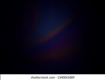 Dark Black vector abstract bright background. Colorful illustration in blurry style with gradient. The template can be used for your brand book.