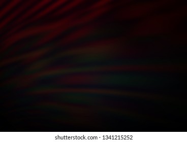 Dark Black vector abstract bright template. Glitter abstract illustration with an elegant design. The best blurred design for your business.