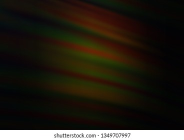 Dark Black vector abstract bright template. Glitter abstract illustration with an elegant design. The template can be used for your brand book.