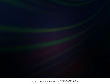 Dark Black vector abstract bright template. Colorful illustration in blurry style with gradient. The template can be used for your brand book.
