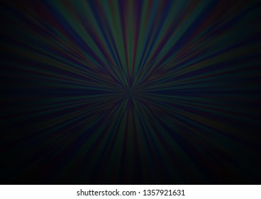 Dark Black vector abstract bright background. Colorful illustration in blurry style with gradient. A completely new design for your business.