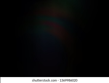 Dark Black vector abstract bright template. Colorful illustration in abstract style with gradient. A completely new template for your design.