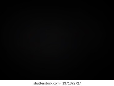 Dark Black vector abstract bright background. A vague abstract illustration with gradient. The template can be used for your brand book.