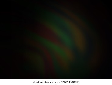 Dark Black vector abstract bright background. Colorful abstract illustration with gradient. Brand new style for your business design.