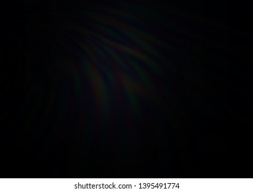 Dark Black vector abstract bright background. Colorful illustration in abstract style with gradient. The template can be used for your brand book.