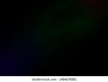 Dark Black vector abstract bright background. A completely new color illustration in a bokeh style. A completely new template for your design.