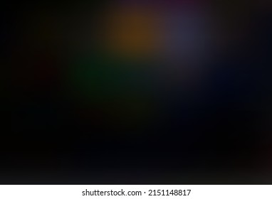 Dark Black vector abstract bright template. A completely new color illustration in a bokeh style. Design for your web site.