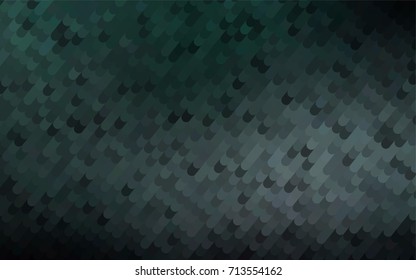Dark Black vector abstract cambered background. Modern geometrical abstract illustration with gradient bandy lines. The best curved design for your business.