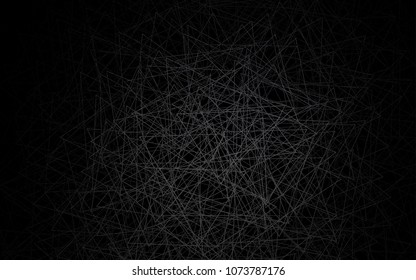 Dark Black vector abstract colorful background, which consist of triangles. Pattern with colored triangles on white background.