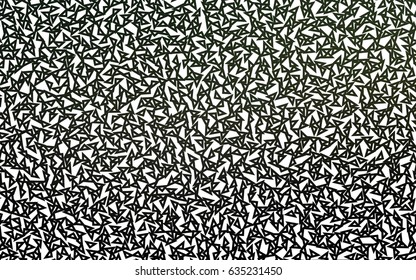 Dark Black vector abstract colorful background, which consist of triangles. 