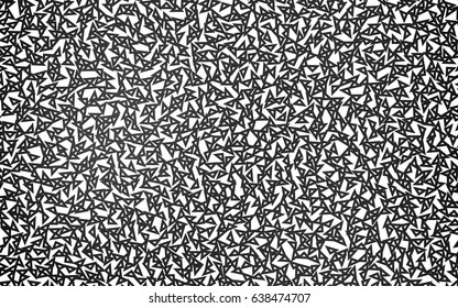 Dark Black vector abstract colorful background, which consist of triangles. Pattern with colored triangles on white background.