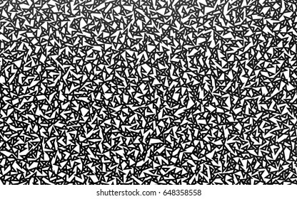 Dark Black vector abstract colorful background, which consist of triangles. Pattern with colored triangles on white background.