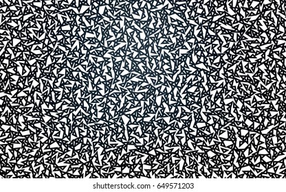 Dark Black vector abstract colorful background, which consist of triangles. Pattern with colored triangles on white background.