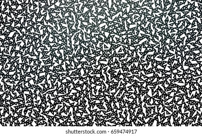 Dark Black vector abstract colorful background, which consist of triangles. Pattern with colored triangles on white background.