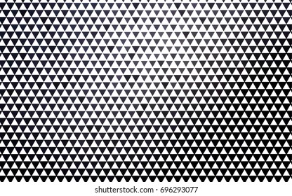 Dark Black vector abstract colorful background, which consist of triangles. Pattern with colored triangles on white background.