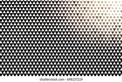 Dark Black vector abstract colorful background, which consist of triangles. Pattern with colored triangles on white background.