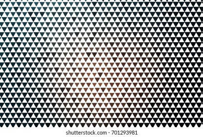 Dark Black vector abstract colorful background, which consist of triangles. Pattern with colored triangles on white background.