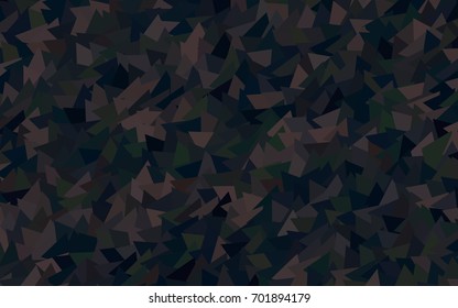 Dark Black vector abstract colorful background, which consist of triangles. Pattern with colored triangles on white background.