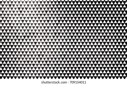 Dark Black vector abstract colorful background, which consist of triangles. Pattern with colored triangles on white background.