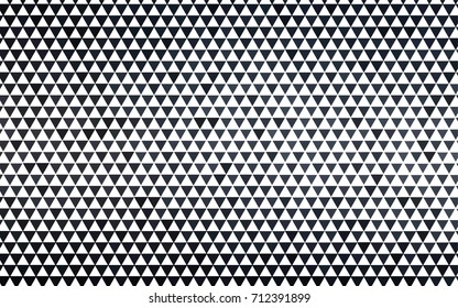 Dark Black vector abstract colorful background, which consist of triangles. Pattern with colored triangles on white background.
