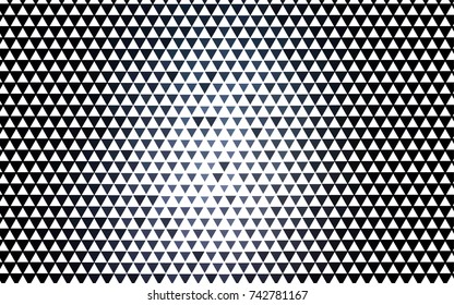 Dark Black vector abstract colorful background, which consist of triangles. Pattern with colored triangles on white background.